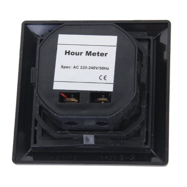 

timers mylb ac 220-240v square non-resettable quartz sealed hour meter gauge
