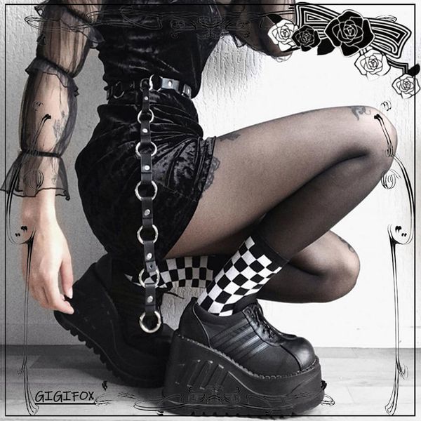 

dress shoes brand punk street fashion black gothic style girls cosplay platform high heels sneakers wedges woman pumps big size 43 enpn