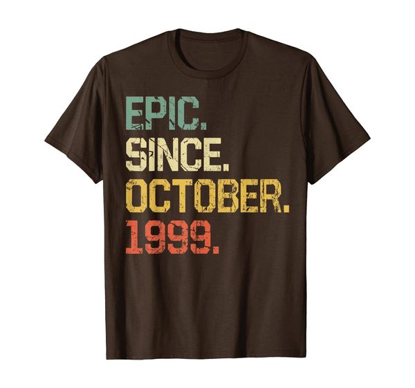

20 Years Old Shirt Gift- Epic Since October 1999 T-Shirt, Mainly pictures