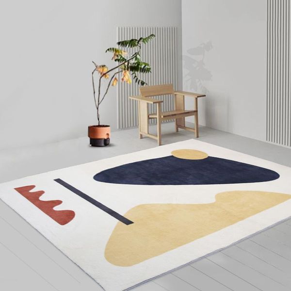 

carpets simple geometry ins style rugs carpet living room soft shaggy anti-skid floor mat kid area rug decor home big size bedroom