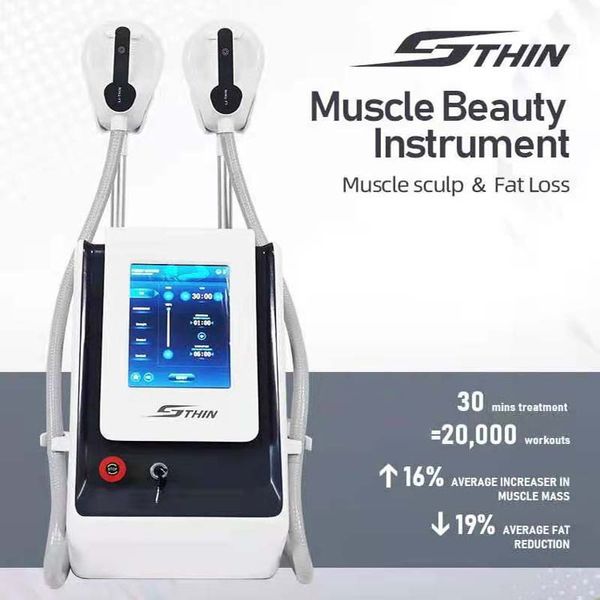 Emslim Hi emt Machine Ems shape Stimolazione muscolare elettromagnetica Brucia grassi Modellamento del corpo Sollevamento glutei Braccio Coscia Addome Scolpire Hiemt