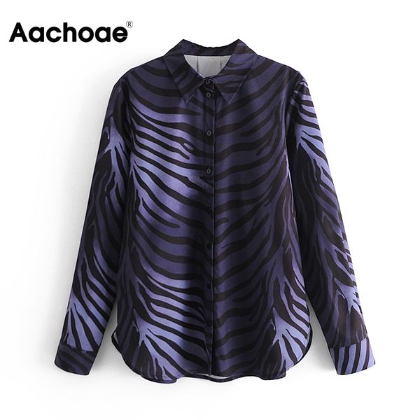 

apring autumn zebra print women blouse long sleeve office wear ladies turn down collar fashion shirt blusas mujer, Black;white