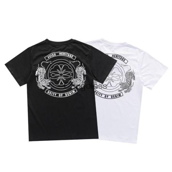 

men's t-shirts 2021 silver tiger print short sleeve t-shirt, White;black