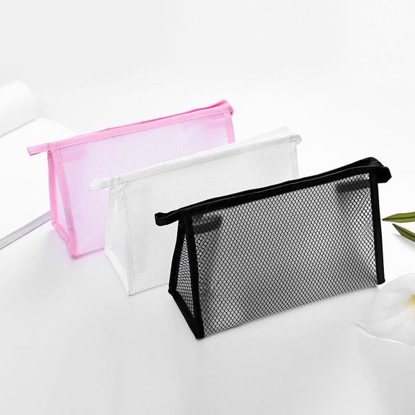 

cosmetic bags & cases transparent bag women make up travel portable organizer for toiletry neceser waterproof makeup pouch