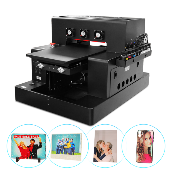 

printers a3 automatic uv printer flatbed inkjet printing machine for phone case wood bottle pvc leather metal acrylic