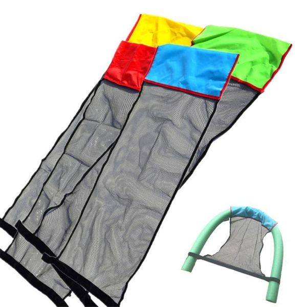 

1pc pool floating chair net 80x44cm swimming seat summer lounge portable accessories &