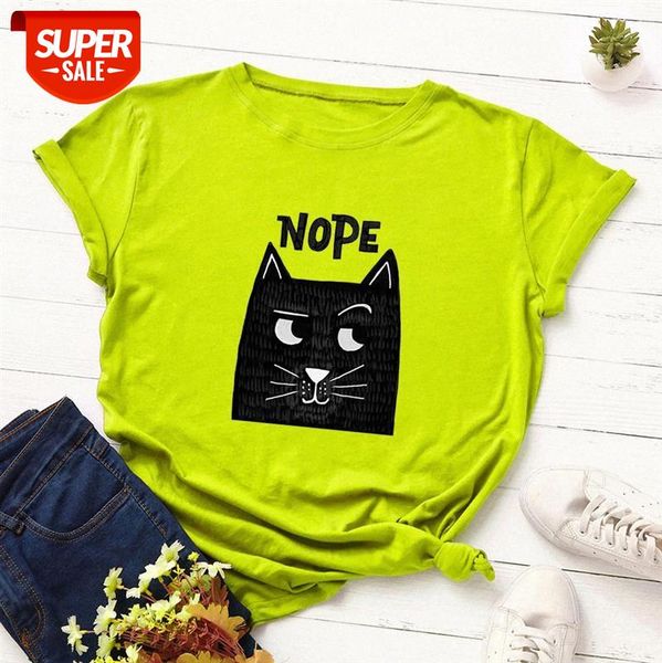 

women's loose round neck short-sleeved cotton t-shirt blouse t122 #mf46, White