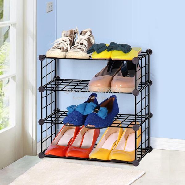 

portable metal standing shoe rack lightweight shoes storage shelf removable home furniture storages organizer clothing & wardrobe