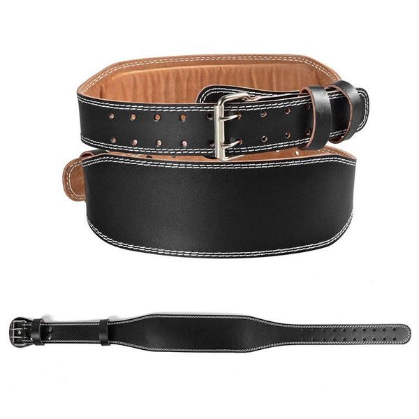 

waist support cx weightlifting leather belt fitness training brace lumbar protector squats deadlifts gym bodybuilding back, Black;gray