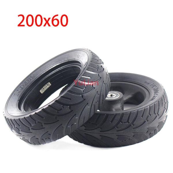 

motorcycle wheels & tires 8 inch 200x60 electric scooter balancing vehicle solid tire with wheel hub and tubeless tyre