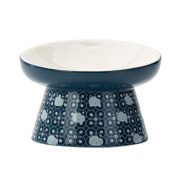 

cat bowls & feeders overturn proof food basin for pets anti overturning bowl protect cervical spine curved pet supplies