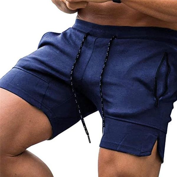

men's shorts men fitness bodybuilding man casual workout male breathable mesh quick dry sportswear jogger beach short pants, White;black
