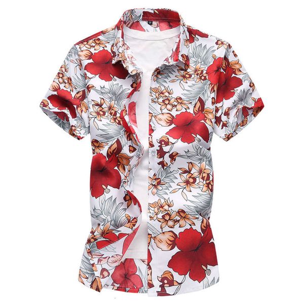 

men's shirt casual slim summer large men's short sleeve shirt for men, White;black