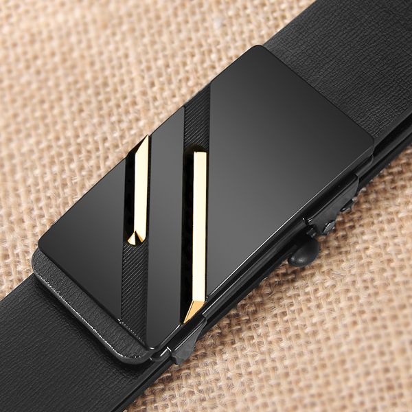 

belt brand genuine leather fashion belt alloy material pin buckle business retro men's jeans wild belts, Black;brown