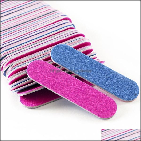 

other beauty items health & beauty2021 the nail files double color wooden mini buffer sanding 180/240 disposable manicure tools