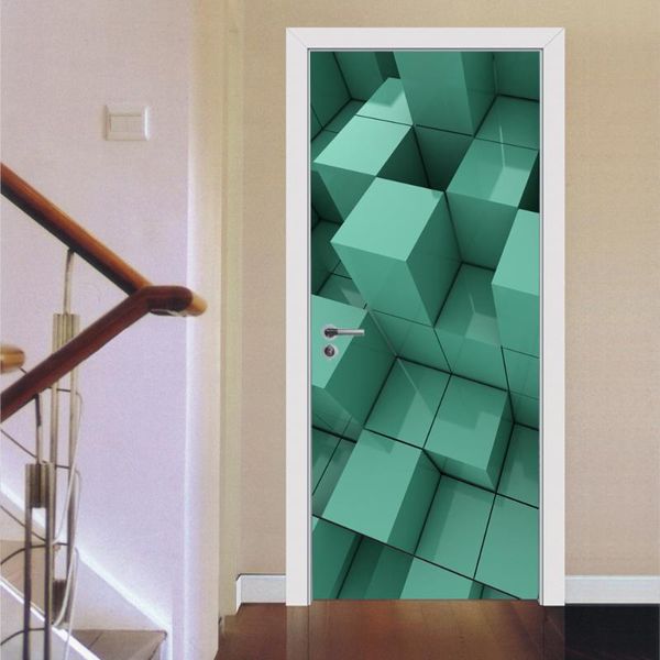 

wallpapers 3d stereo wall door sticker self-adhesive renovation decorative creative living room bedroom decoration accessories