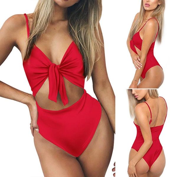 

kf-one piece swimsuit swimwear women chest bandage bathing suit beach wear shoulder strap bikini women's, White;black