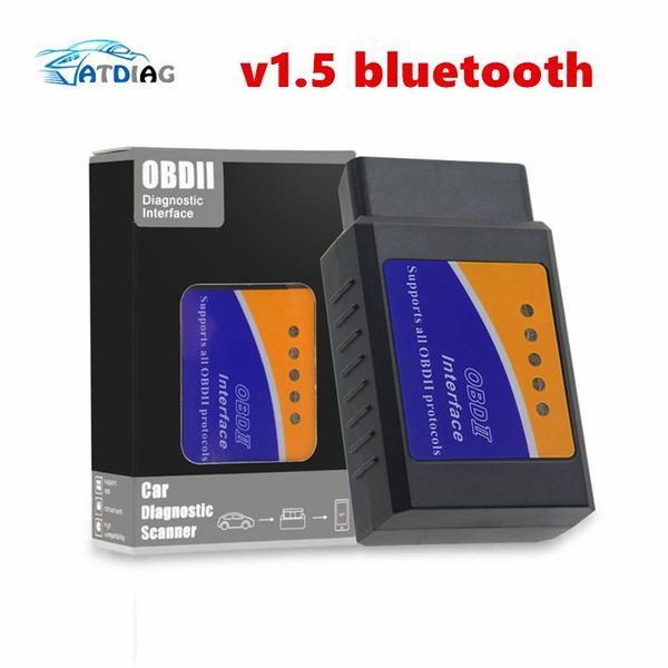 

code readers & scan tools obdii elm327 v1.5 bluetooth pic18f25k80 chip works diesel cars hardware software v2.1 for android/pc elm 327