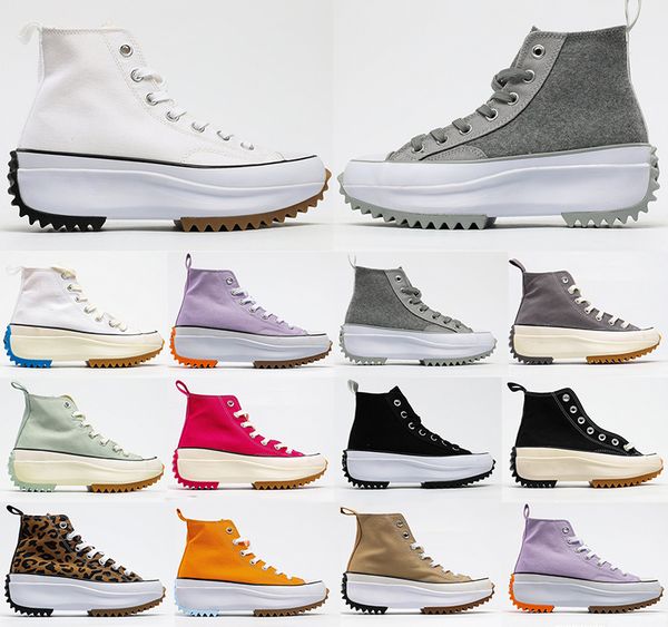 

[with box]preferential 2021 british clothing brand joint casual shoes chuck run star hike 970s super sponge cake zigzag bottom fashion high-, Black