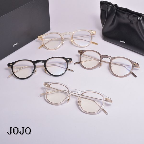 

sunglasses fashion 2021 titanium metal shape myopia prescription frame women men eyegentle eyewear, White;black