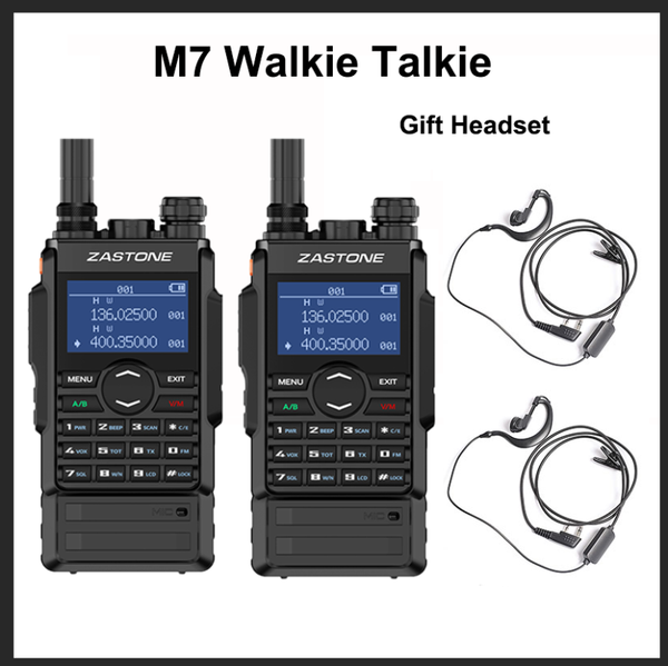 

zastone walkie talkie uhf vhf two way radio 5w dual band station 220mhz diy hm amateur frequency