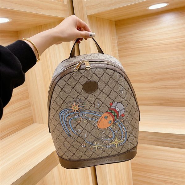 2021 SS Luxurys Designer donna borse anatra Lady Fashion Graffiti borsa stile zaino classico Borsa da donna portafoglio Shopping-totes ragazza spalla Lettera borse calde