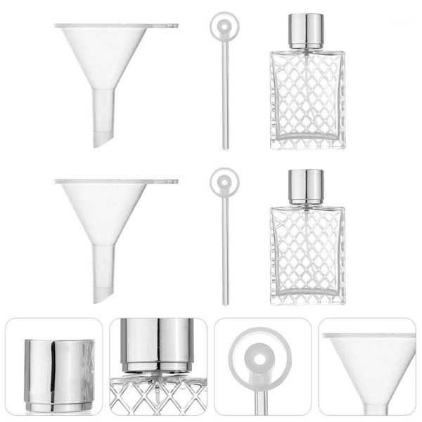 

storage bottles & jars 1 set of perfume with funnels dispenser supplies