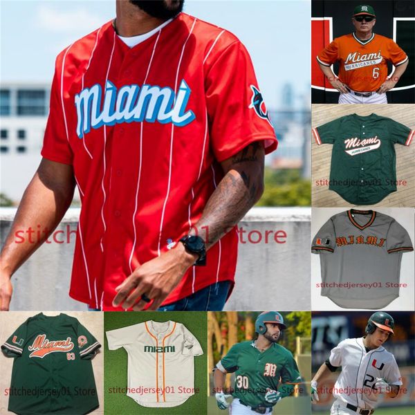 

miami hurricanes baseball jersey ncaa college anthony vilar jp gates bryan garcia chris herrmann jemile weeks ryan braun, Blue;black