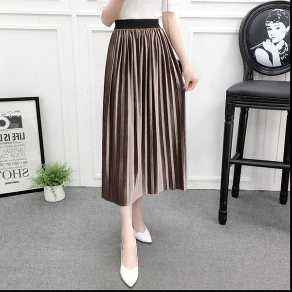 

skirts womens winter plus size high waist a line vintage casual black streetwear autumn fashion midi skirt saia 3xl