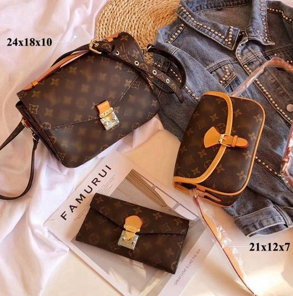 

Leather Bag Luxurys Women Bags Tote Handbag Designers Capacity Soft Fashion Handbags With 2021 Brang Logo -L1413