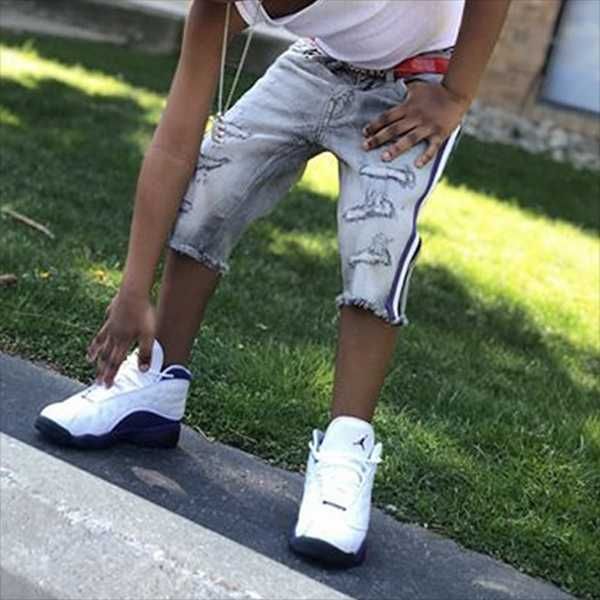 

jeans boy's clothes 2022 fashion trends washable kids bicycle shorts for 1-14 years old, Blue