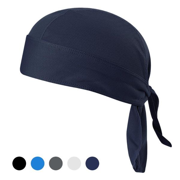 

cycling caps & masks bicycle sweat-wicking cap beanie headscarf headband quick-dry pirate hat for outdoor, Black