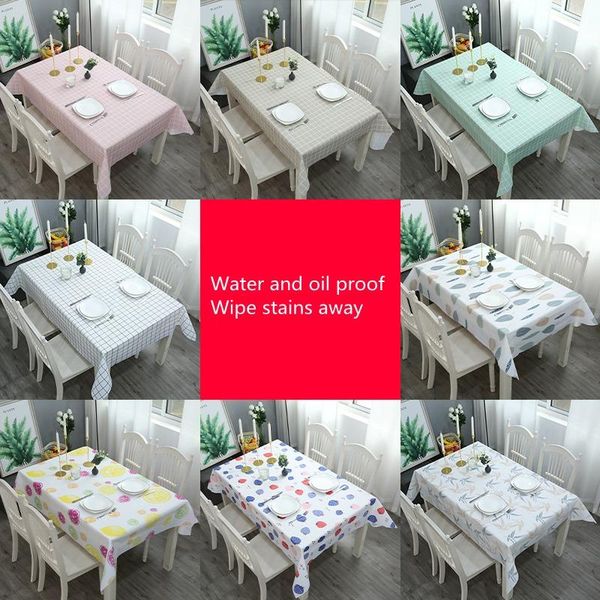 

table cloth country style pvc tablecloth washable waterproof oil-proof rectangular cover restaurant coffee mat