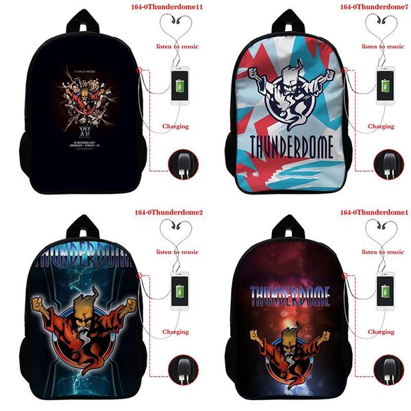 

backpack thunderdome usb external charge student 16 inch lapshoulders men daily waterproof travel backpacks