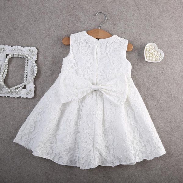 

girl's dresses girls princess dress lace flower wedding bridesmaid formal party rhinestone belt decoration sweet, Red;yellow