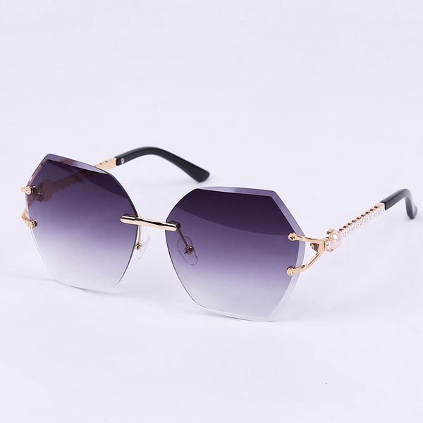 

sun glasses imitation glasses women's driver vintage black polygon glass luxury brand designer women fashion eyewear, White;black