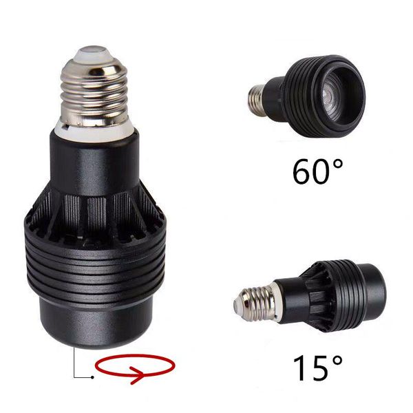 

bulbs led spot lamp gu10 20 e27 focus bean angle ajustable zoomable 7w 9w 12w dimmable 15 to 60 degrees light