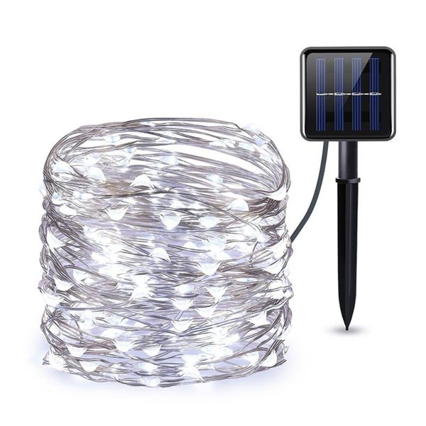 

solar lamps led string lights fairy garland christmas light outdoor waterproof garden lamp holiday party decor 5/10/20/30/40m