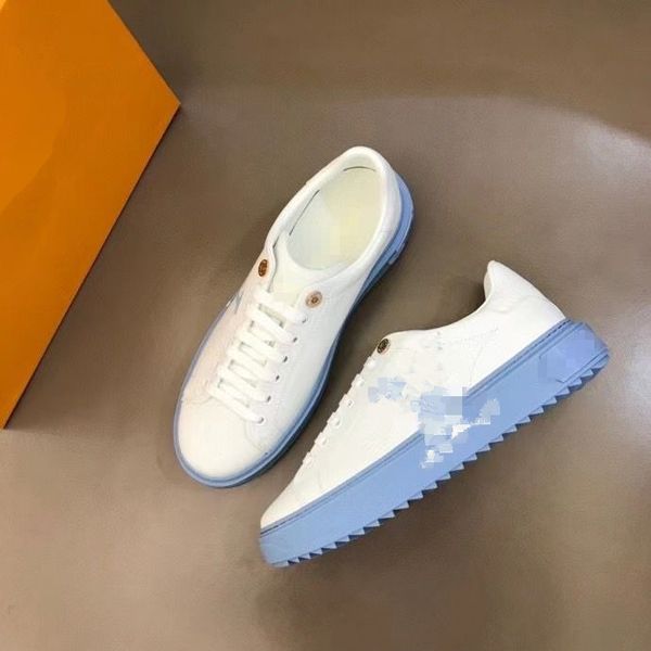 

designer lady flat casual leather lace-up sneaker letters luxury woman 100% cowhide fashion platform men large size 35-45 mjk001, Red;white