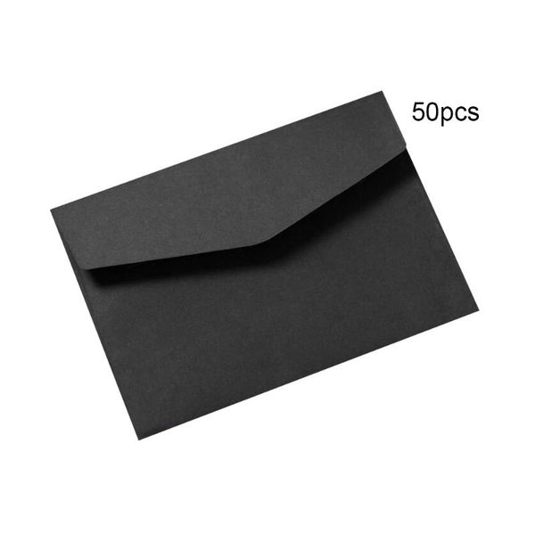 

50pcs paper envelopes white craft black european vintage style envelope gift wrap