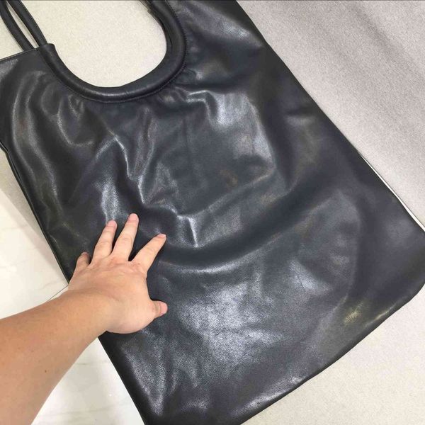 

korean leisure super large single shoulder leather cowhide fashion women's handbag