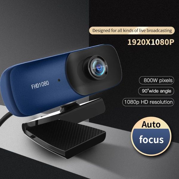

webcams tishric c80 autofocus hd webcam 1080 web camera with built-in microphone usb for pc video calling live broadcast