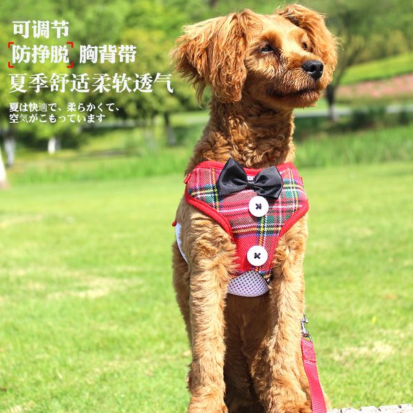 

dog traction rope small dog teddy vt bow evening s cht strap pet suppli