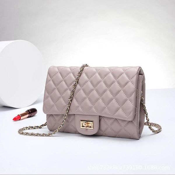 

evening bags 2021 trendy leather handbags, rhombus chain shoulder messenger bag, fashion small square bag