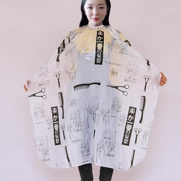 

scissors comb sketch print long hairdressing cape haircut hair perming apron gown-barber cloth1