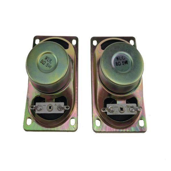 

2021 8 ohm 5w 5 watt 5090 tv television speaker internal magnetic antimagnetic w50mmxl90mm height 37mm, White