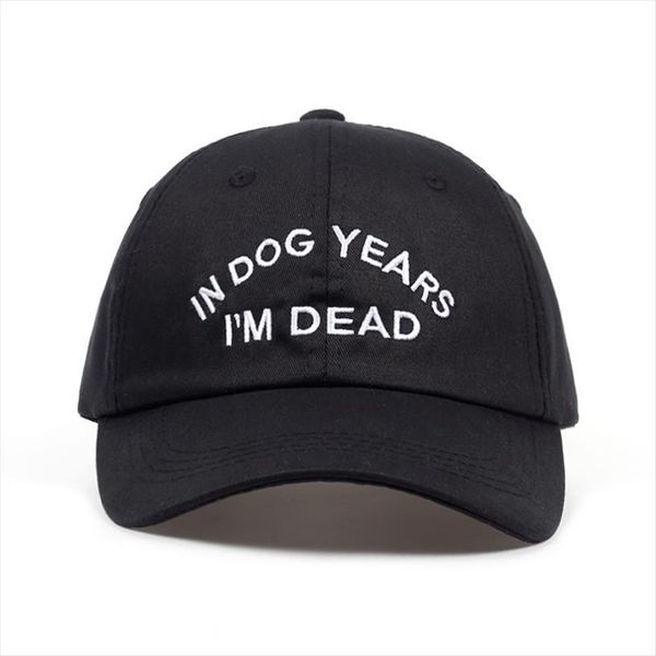 

in dog years im dead baseball embroidery dad hat 100% cotton buzzwords snapback caps fashion adjustable sales, Blue;gray
