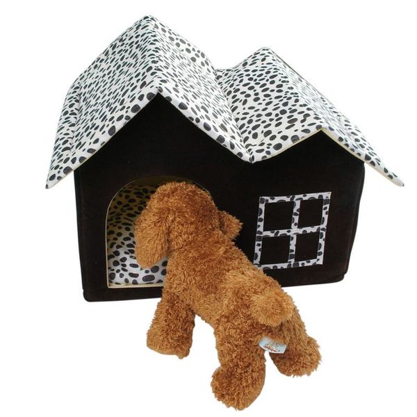 

kennels & pens portable luxury spot double pet house dog cat sleep bed warm cozy puppy lx9c