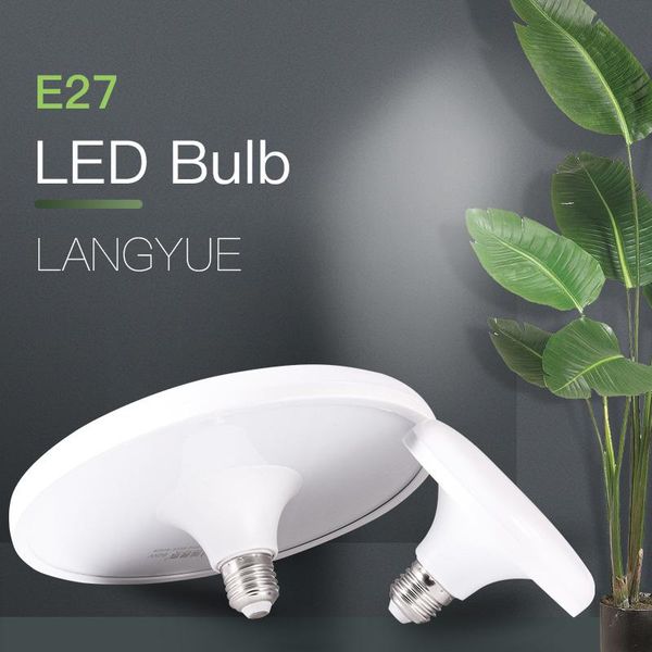 

bulbs e27 led light bulb 220v ufo 20w 30w 40w 50w 60w lampara bombillas lamp for living room home lighting cold white