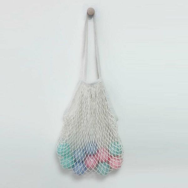 

shopping bags string grocery bag cotton tote mesh net woven reusable shopper